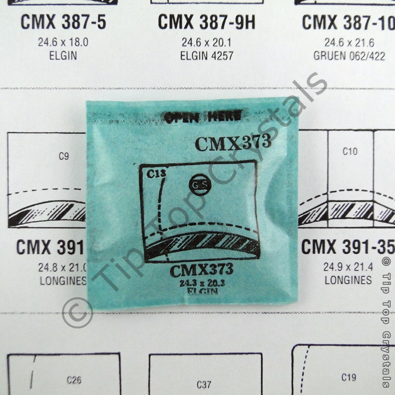 GS CMX373 Watch Crystal - Click Image to Close