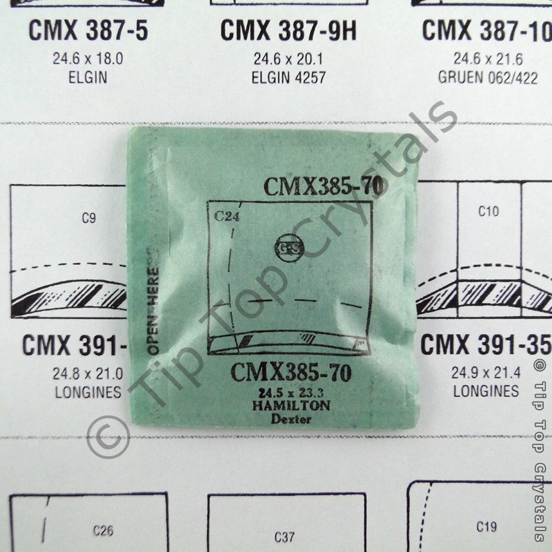 GS CMX385-70 Watch Crystal - Click Image to Close
