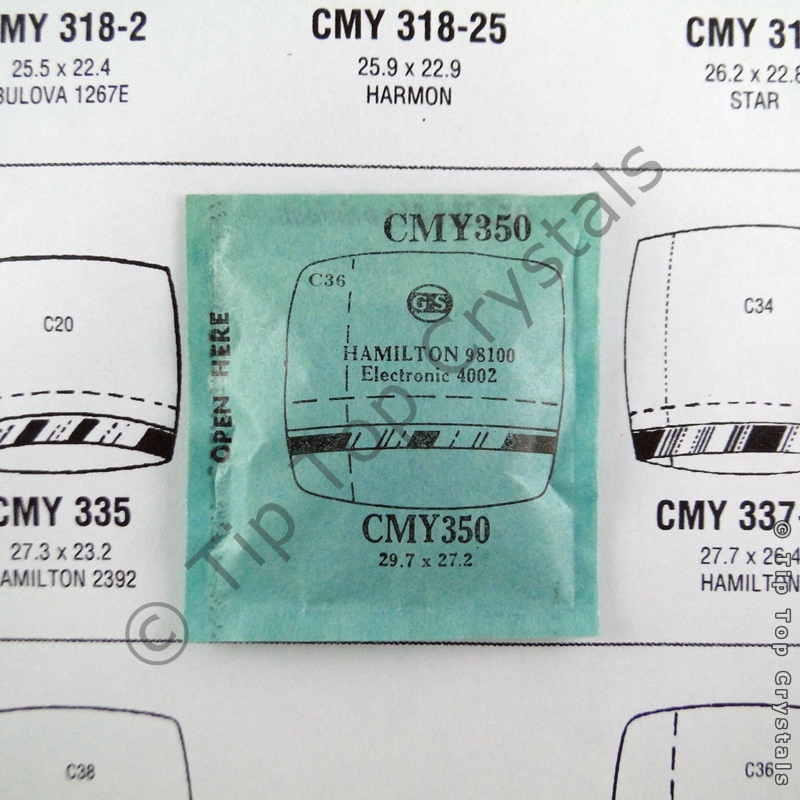 GS CMY350 Watch Crystal - Click Image to Close