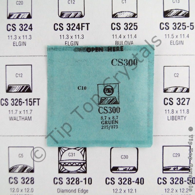 GS CS300 Watch Crystal - Click Image to Close