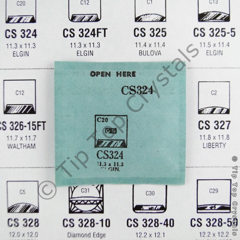 GS CS324 Watch Crystal - Click Image to Close
