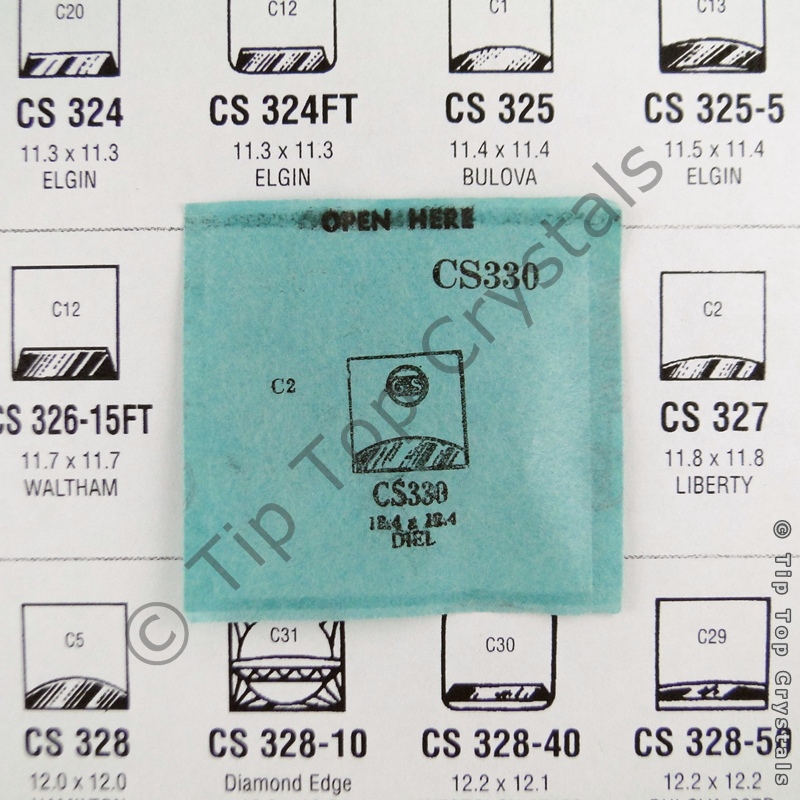 GS CS330 Watch Crystal - Click Image to Close