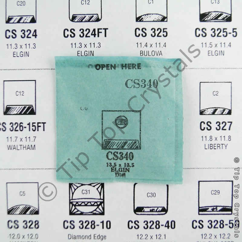 GS CS340 Watch Crystal - Click Image to Close