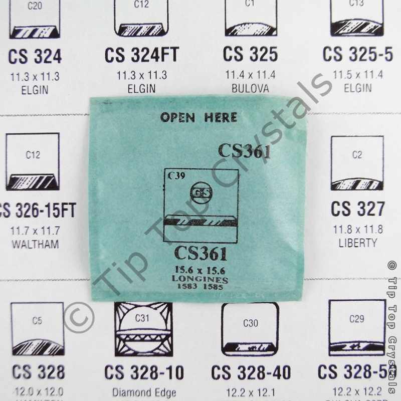 GS CS361 Watch Crystal - Click Image to Close