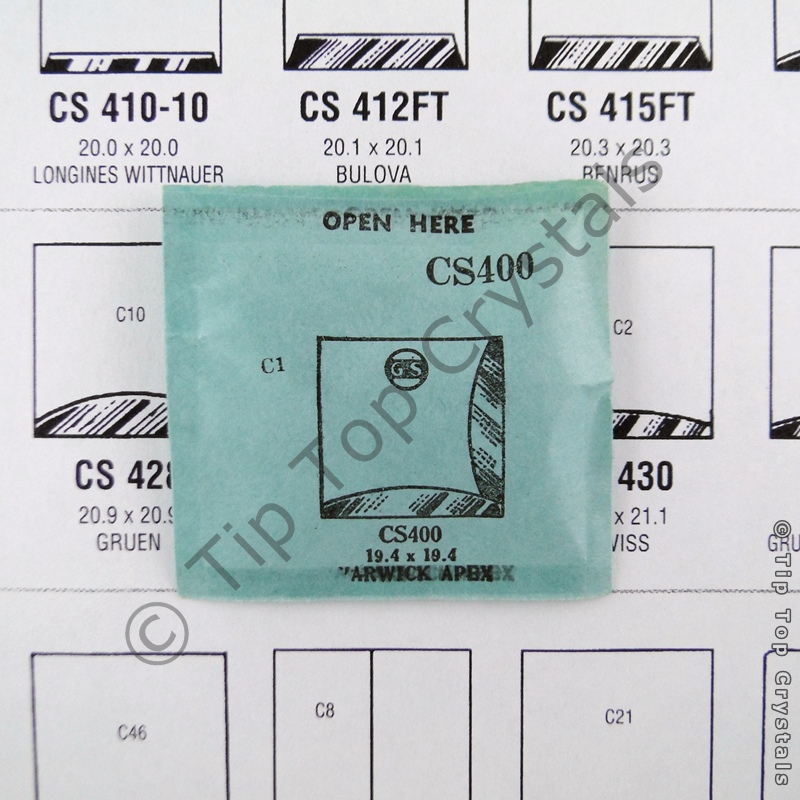 GS CS400 Watch Crystal - Click Image to Close