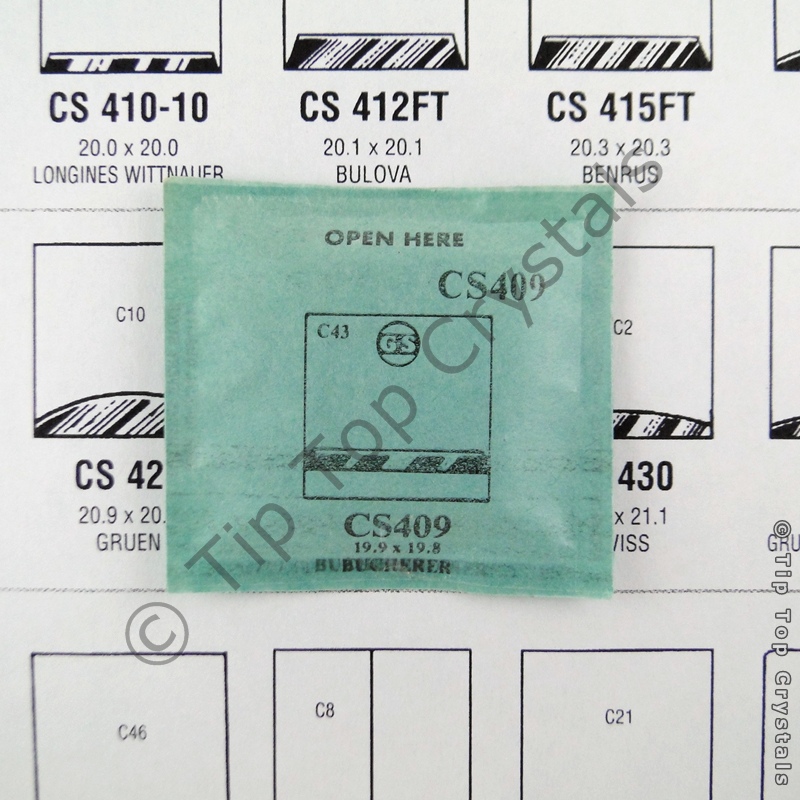 GS CS409 Watch Crystal - Click Image to Close