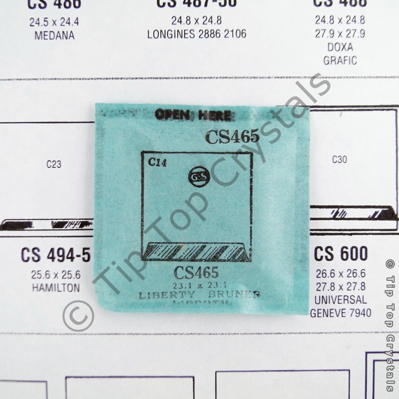 GS CS465 Watch Crystal - Click Image to Close