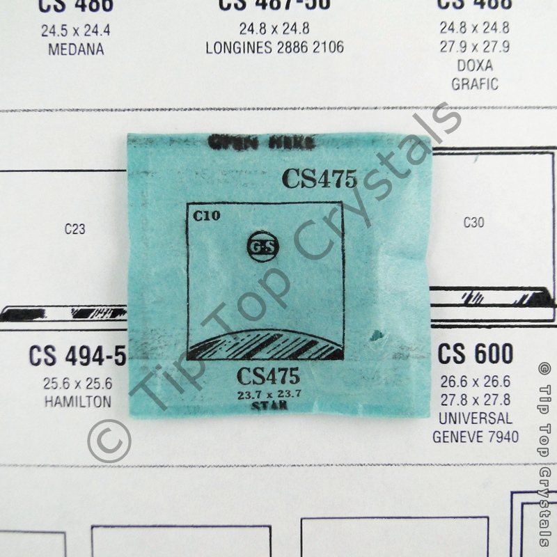 GS CS475 Watch Crystal - Click Image to Close