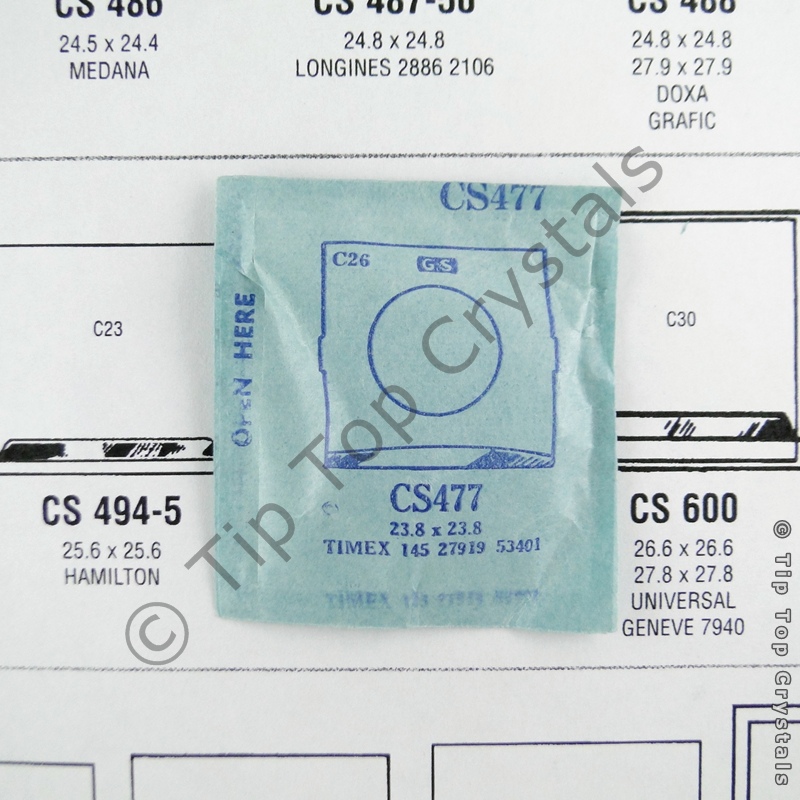 GS CS477 Watch Crystal - Click Image to Close