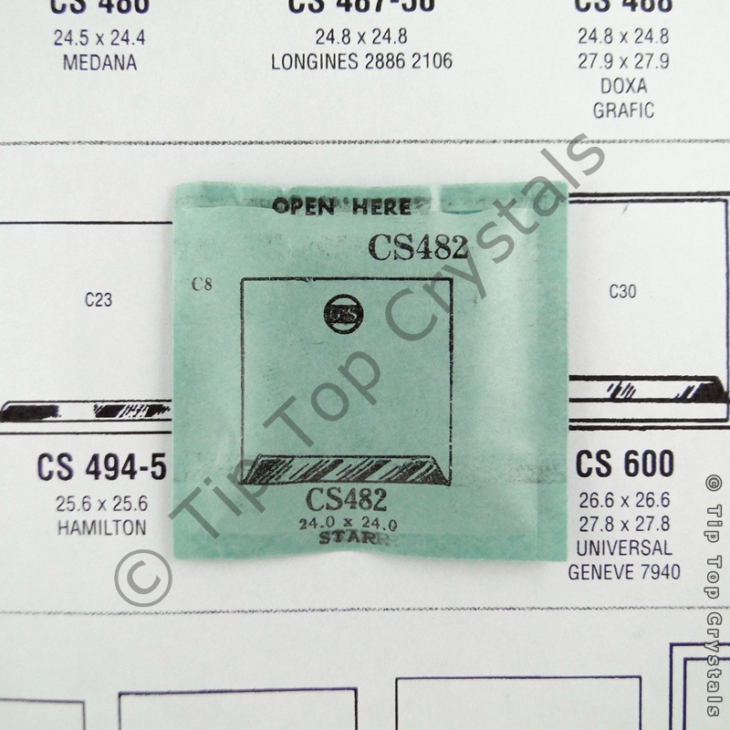 GS CS482 Watch Crystal - Click Image to Close