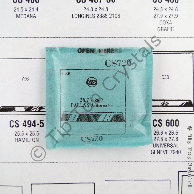 GS CS720 Watch Crystal - Click Image to Close