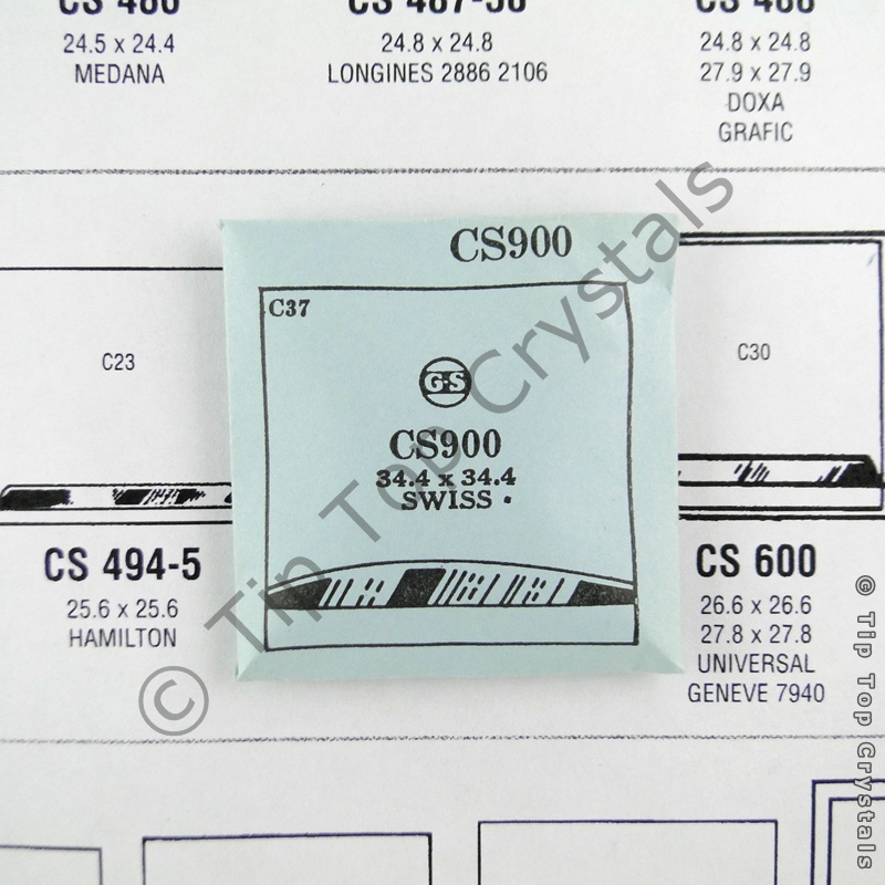 GS CS900 Watch Crystal - Click Image to Close