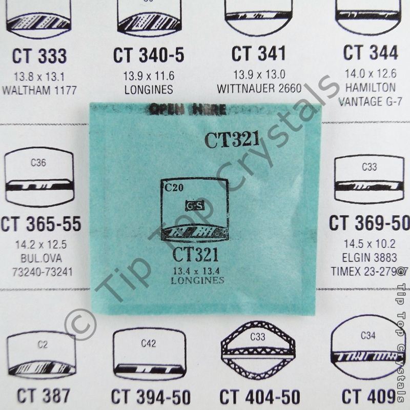 GS CT321 Watch Crystal - Click Image to Close