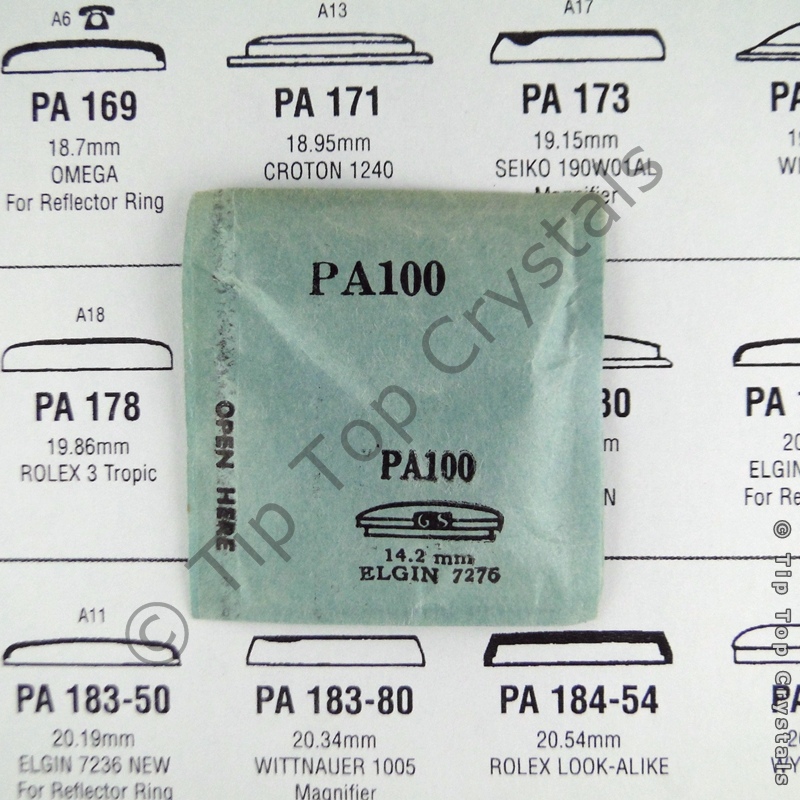 GS PA100 Watch Crystal - Click Image to Close