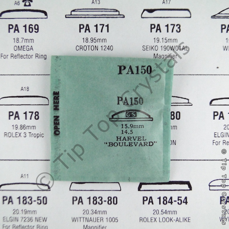 GS PA150 Watch Crystal - Click Image to Close