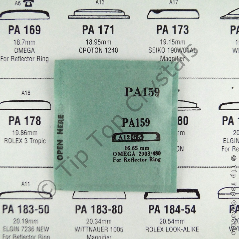 GS PA159 Watch Crystal - Click Image to Close