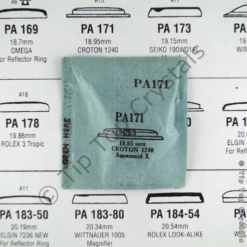 GS PA171 Watch Crystal - Click Image to Close