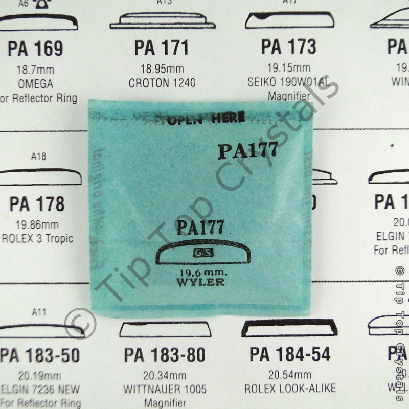 GS PA177 Watch Crystal - Click Image to Close