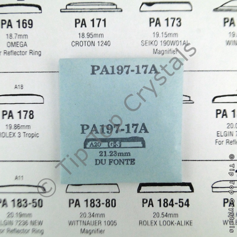 GS PA197-17A Watch Crystal - Click Image to Close