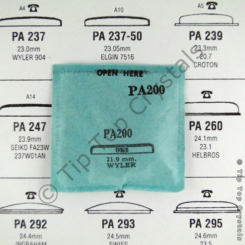 GS PA200 Watch Crystal - Click Image to Close