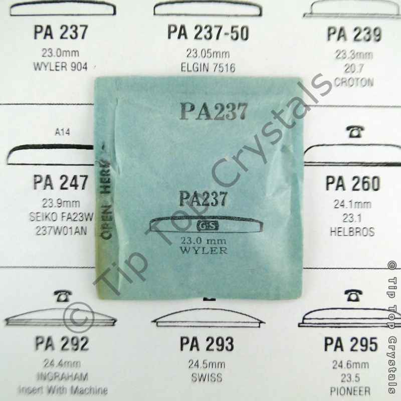 GS PA237 Watch Crystal - Click Image to Close