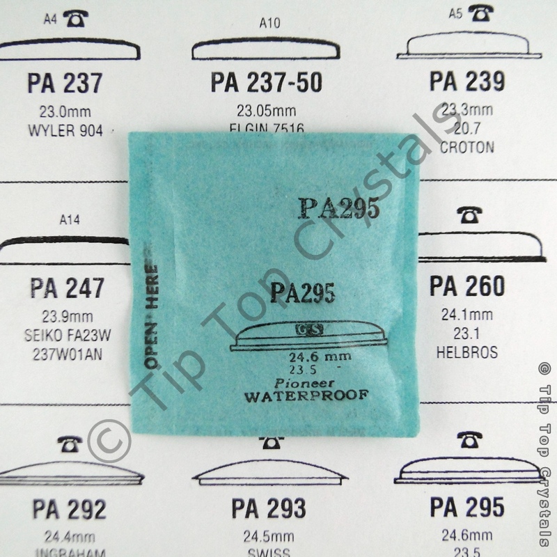 GS PA295 Watch Crystal - Click Image to Close