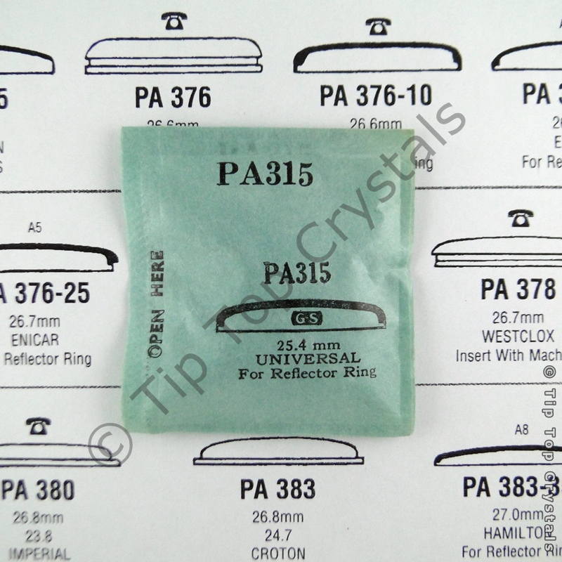 GS PA315 Watch Crystal - Click Image to Close