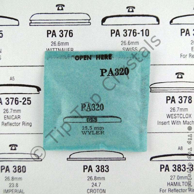 GS PA320 Watch Crystal - Click Image to Close