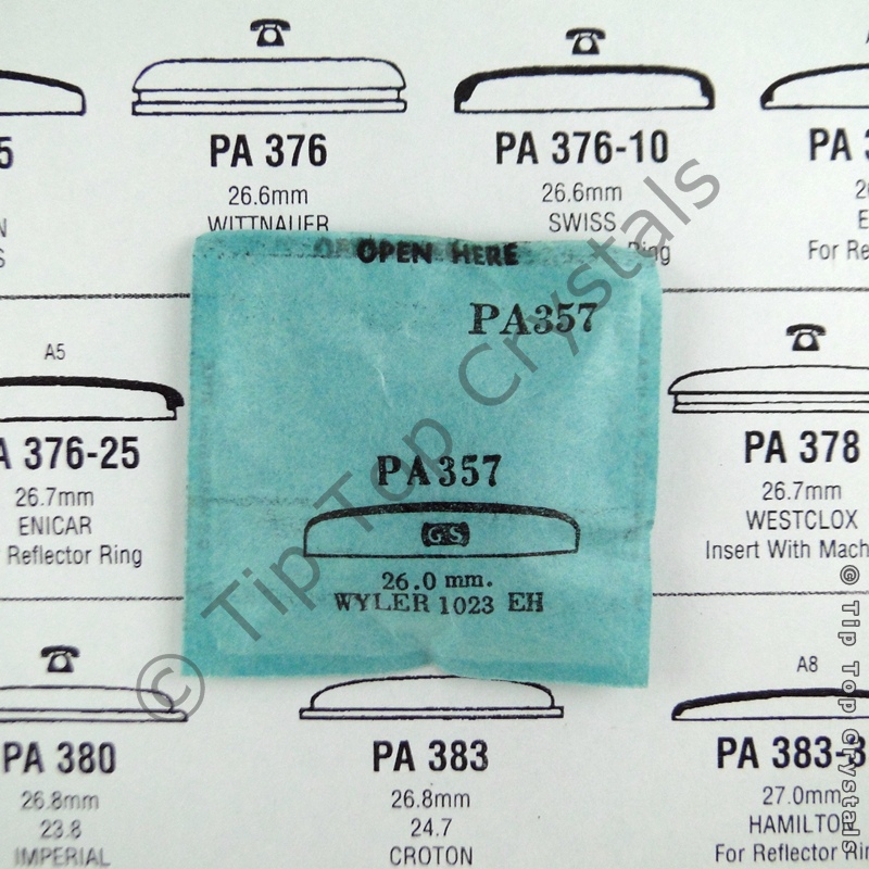 GS PA357 Watch Crystal - Click Image to Close