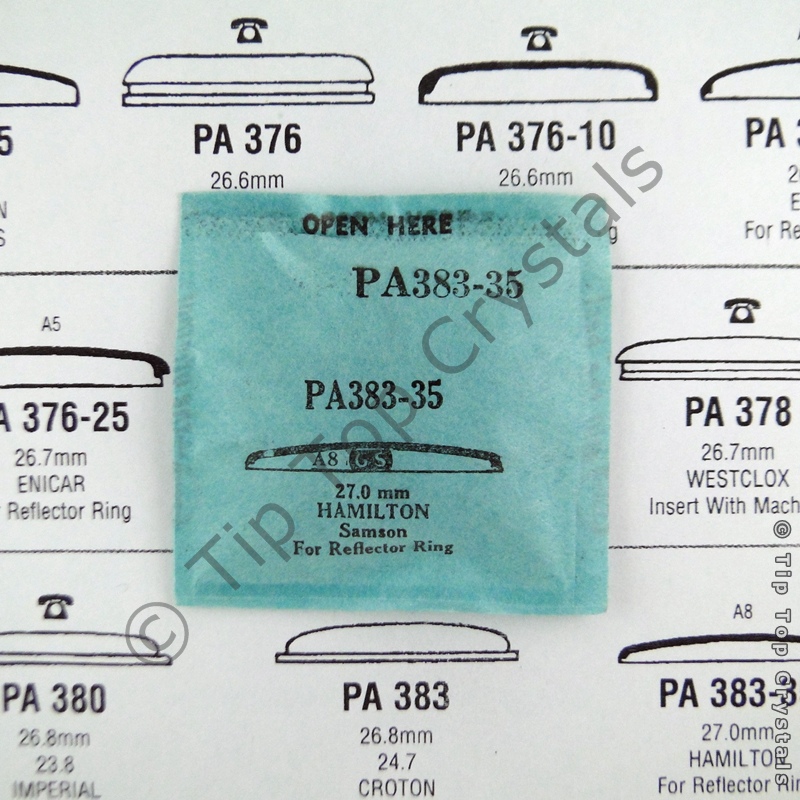 GS PA383-35 Watch Crystal - Click Image to Close