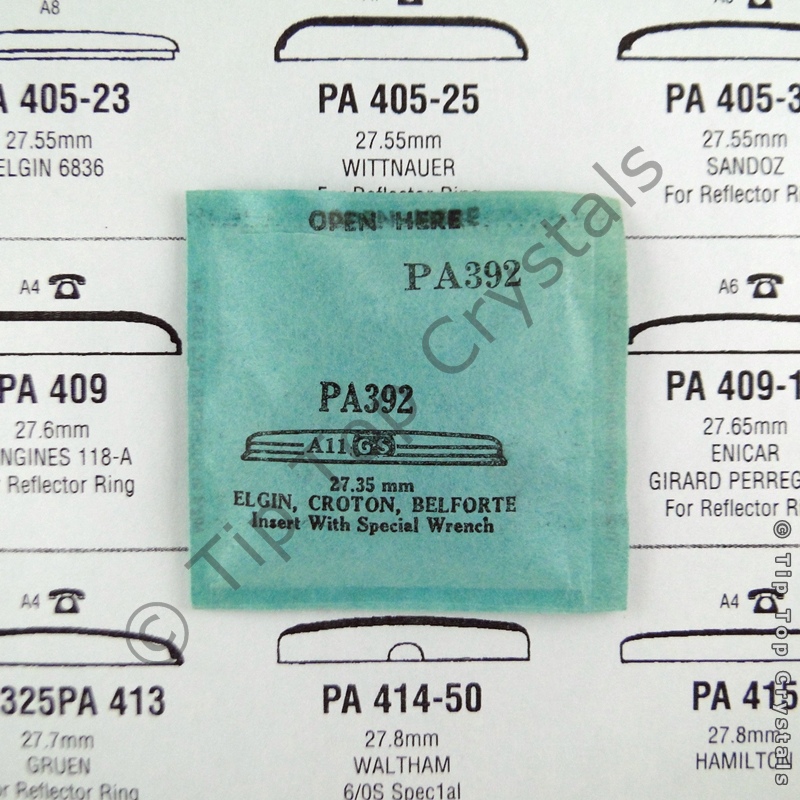 GS PA392 Watch Crystal - Click Image to Close