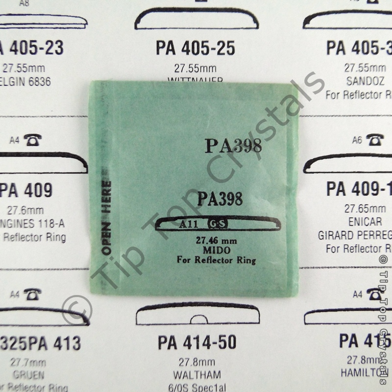 GS PA398 Watch Crystal - Click Image to Close