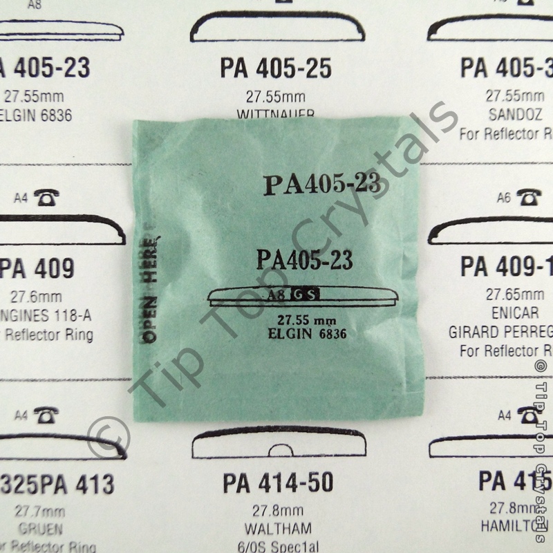 GS PA405-23 Watch Crystal - Click Image to Close