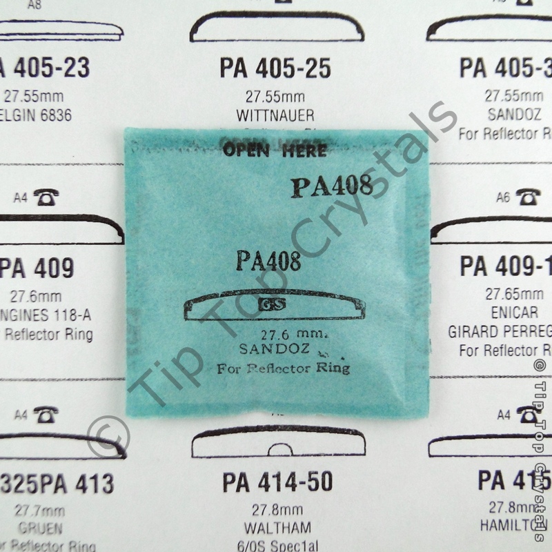 GS PA408 Watch Crystal - Click Image to Close
