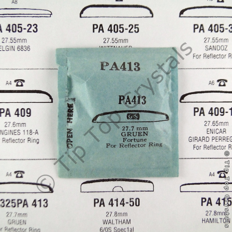 GS PA413 Watch Crystal - Click Image to Close