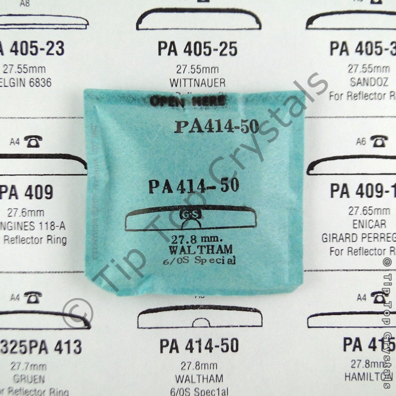 GS PA414-50 Watch Crystal - Click Image to Close