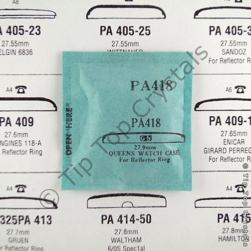 GS PA418 Watch Crystal - Click Image to Close