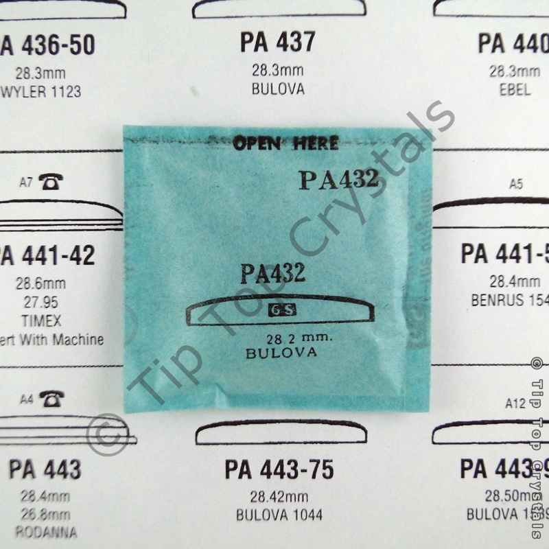 GS PA432 Watch Crystal - Click Image to Close