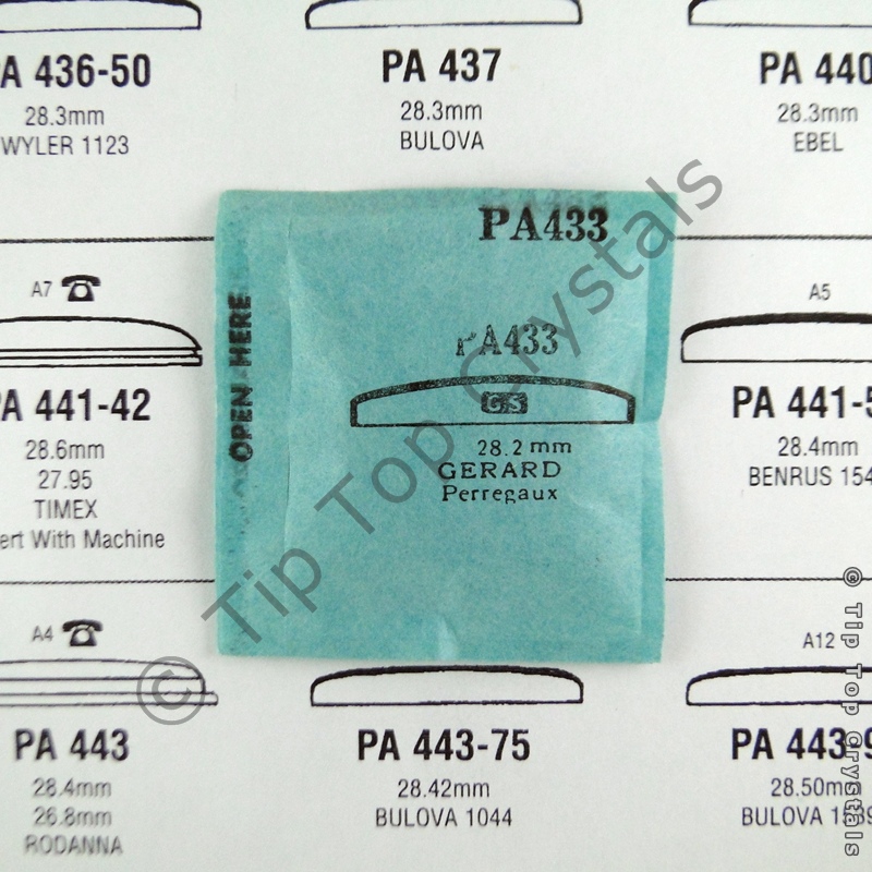 GS PA433 Watch Crystal - Click Image to Close