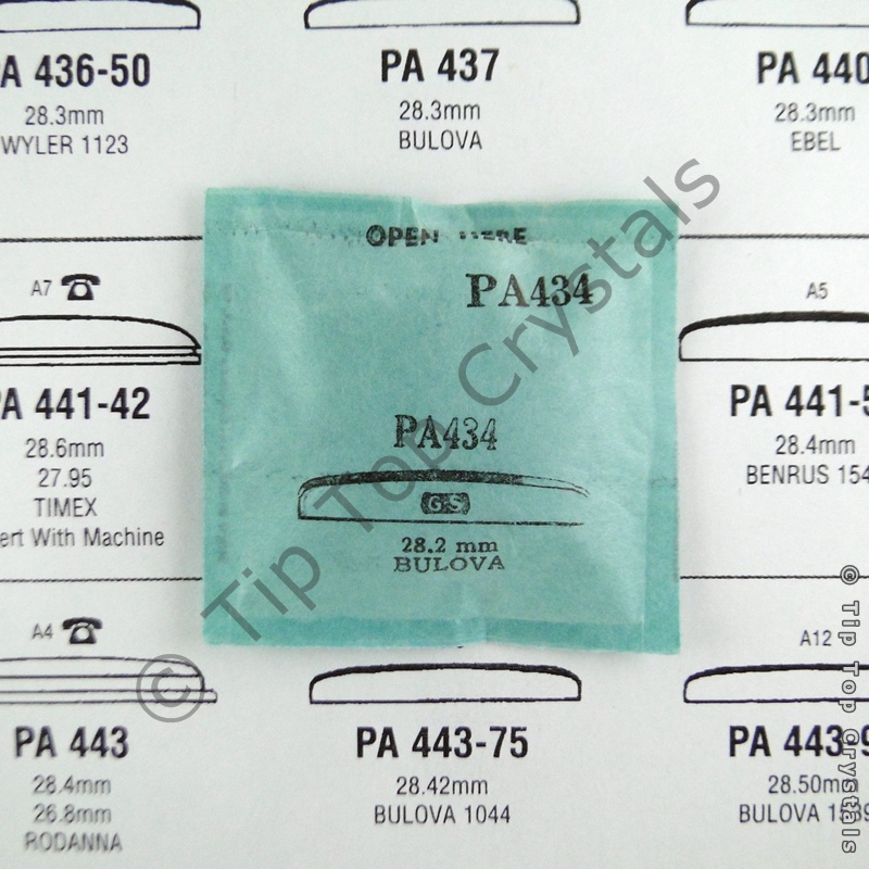 GS PA434 Watch Crystal - Click Image to Close