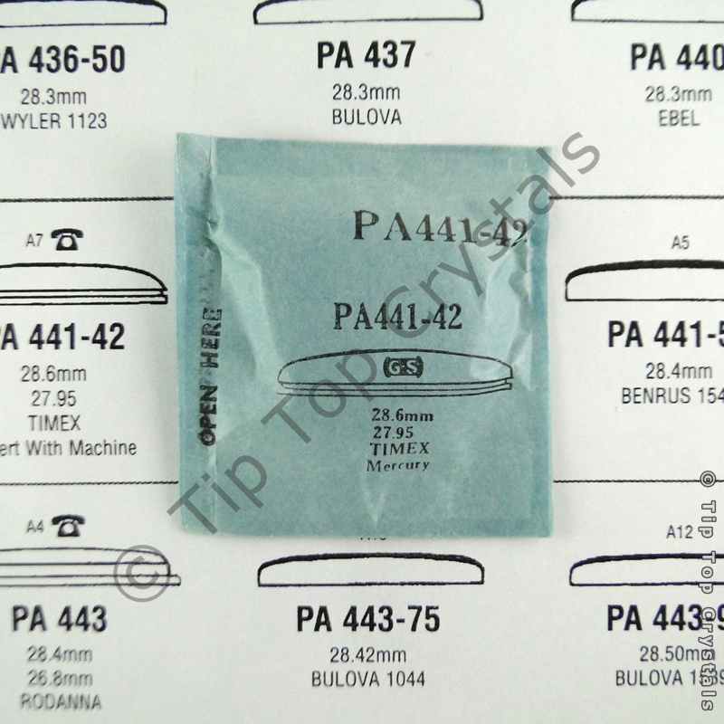 GS PA441-42 Watch Crystal - Click Image to Close