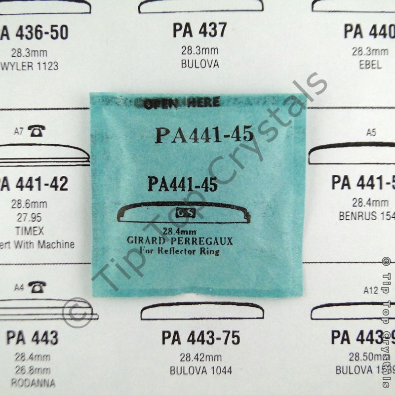 GS PA441-45 Watch Crystal - Click Image to Close