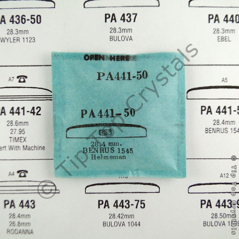 GS PA441-50 Watch Crystal - Click Image to Close