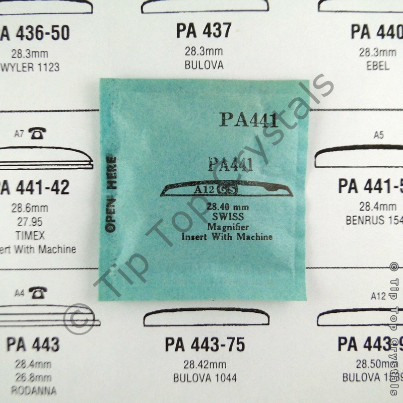 GS PA441 Watch Crystal - Click Image to Close