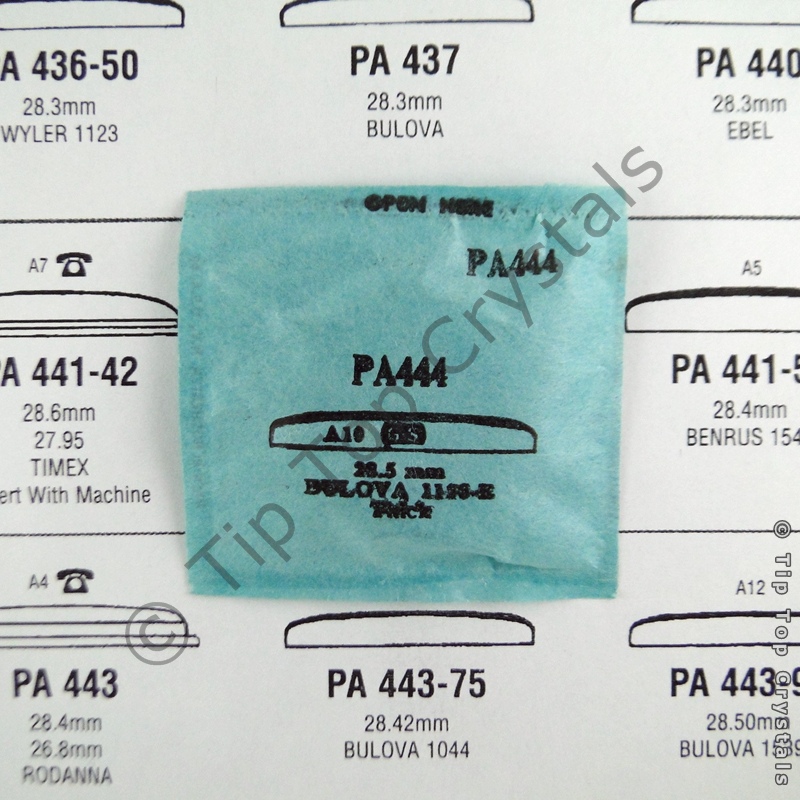 GS PA444 Watch Crystal - Click Image to Close