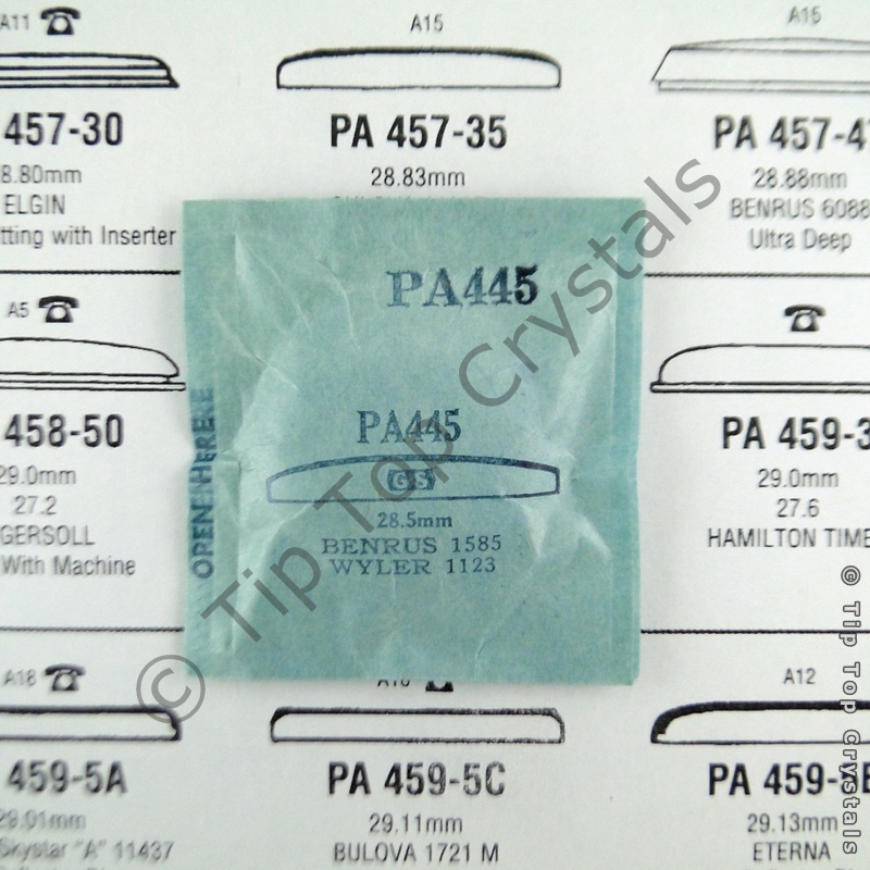 GS PA445 Watch Crystal - Click Image to Close