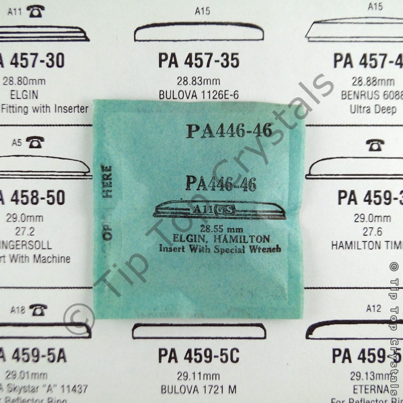 GS PA446-46 Watch Crystal - Click Image to Close