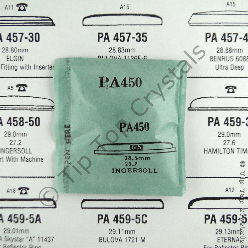 GS PA450 Watch Crystal - Click Image to Close