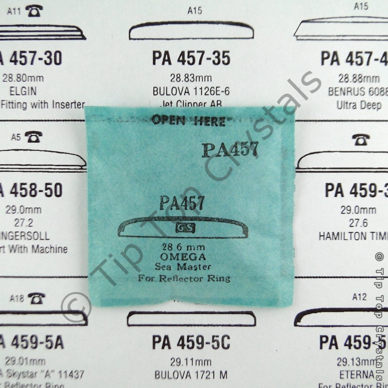 GS PA457 Watch Crystal - Click Image to Close