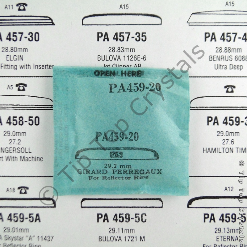 GS PA459-20 Watch Crystal - Click Image to Close